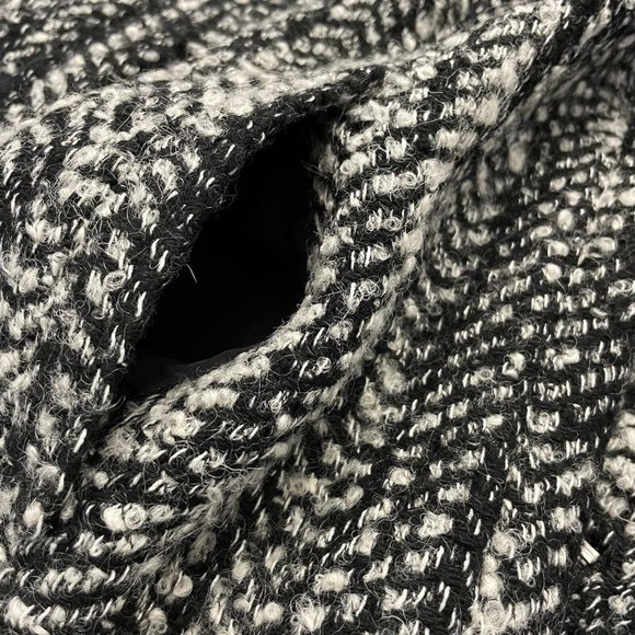 CAbi Size 4 Over The Moon Wool Tweed Osprey Mockingbird Moto Jacket Coat 529 - Picture 3 of 11